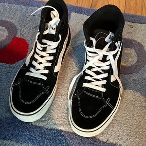Black Vans high tops